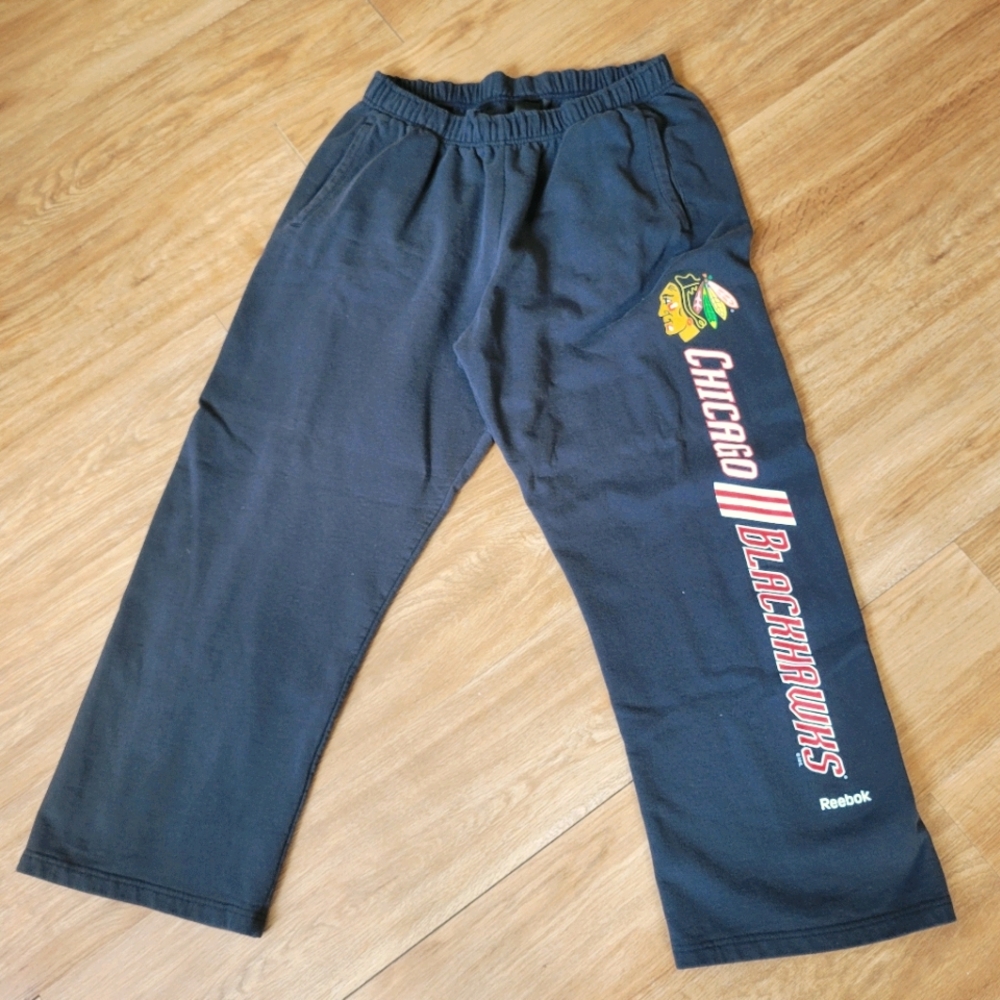 Men's Chicago Blackhawks Reebok NHL sweatpants